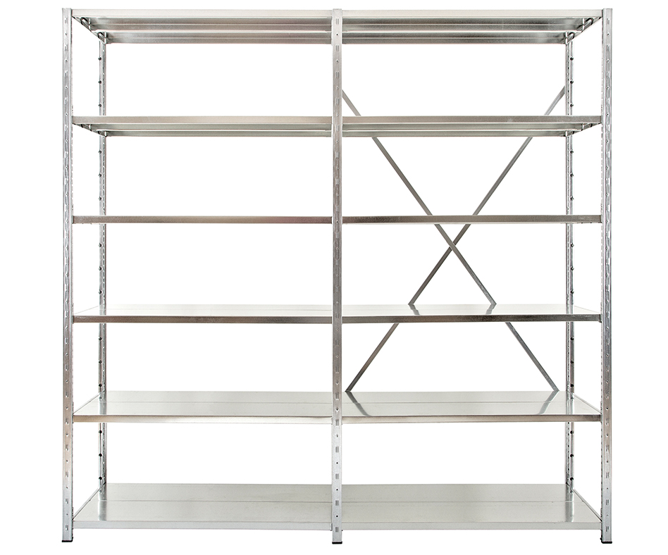 Galvanised Steel Shelving details